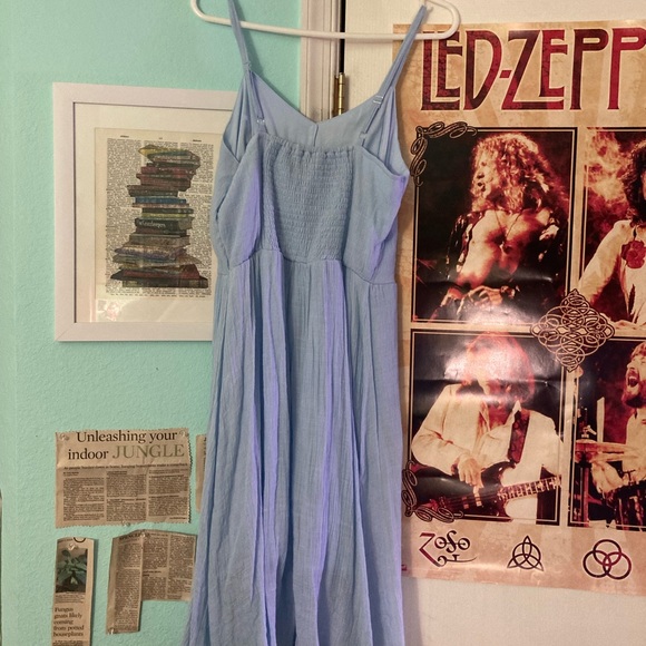 Sky Blue Midi Dress - Picture 2 of 2